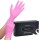 Segbeauty Protective Gloves 100PCS, Pink-Large, Chemical and Puncture Resistant with Anti-Slip Textured Fingertips