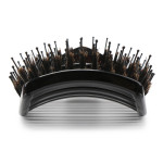 Segbeauty Black Boar Bristle Vented Hair Brush Hair Nylon Detangling Pins Vented Curly Hair Care Scalp Massager 