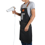 Segbeauty Adjustable Full Length Denim Work Apron 31 Inches Jean Apron with Tool Pockets