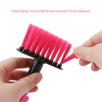 Segbeauty 2pcs Barber Neck Dust Brush Black Red Soft Bristles Light Haircut Cleaning Brush without Falling Strands