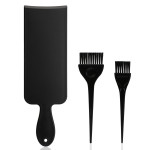 Segbeauty 3pcs/set Highlight Board Tint Brush Set Hair Coloring Board and Tinting Brush Kit for Hair Dyeing Sets