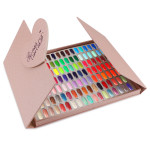 Segbeauty 126 Colors Nail Display Book Nail Polish Colors Chart with 144 False Nail Tips Salon Art  Display Card