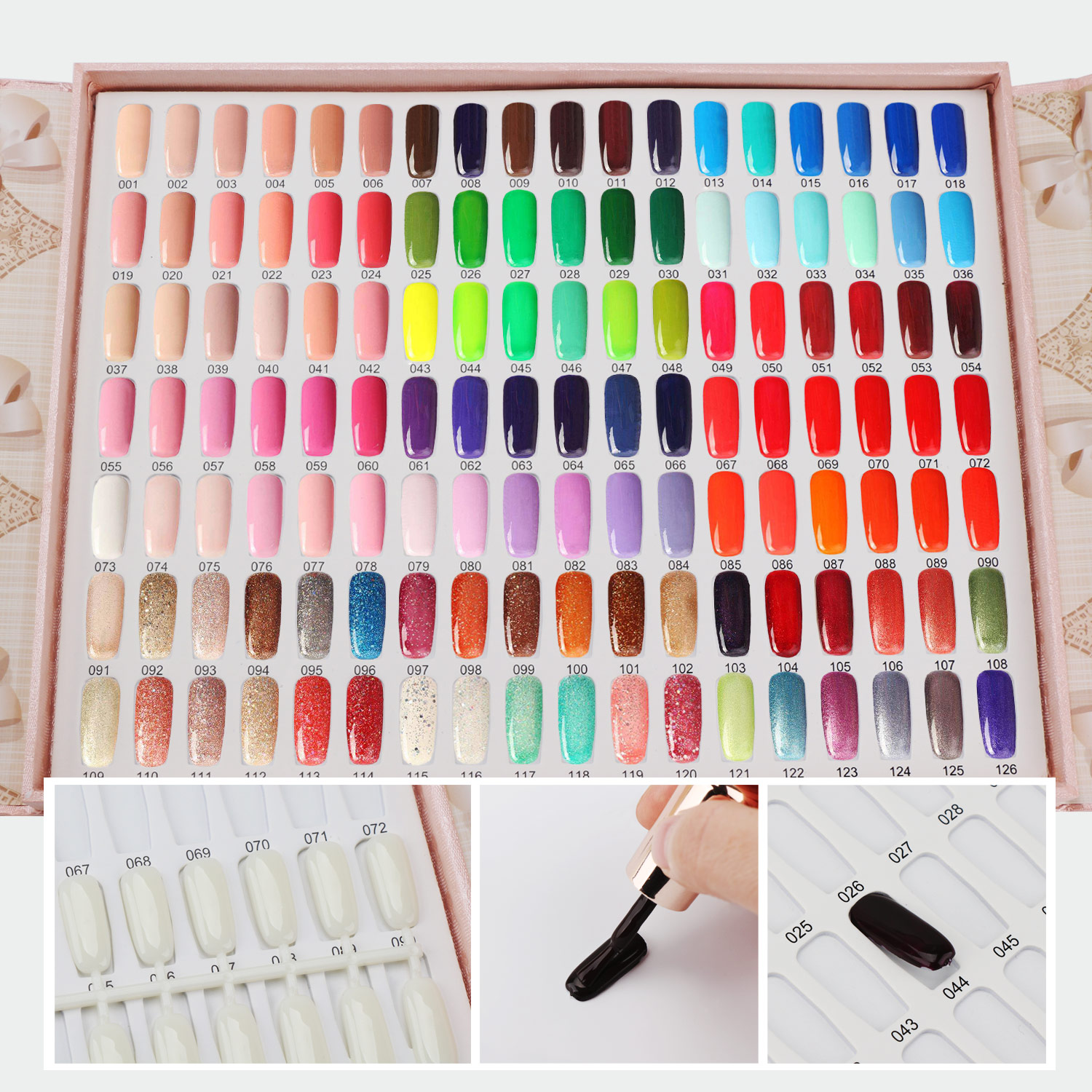 Nail Polish Colour Chart