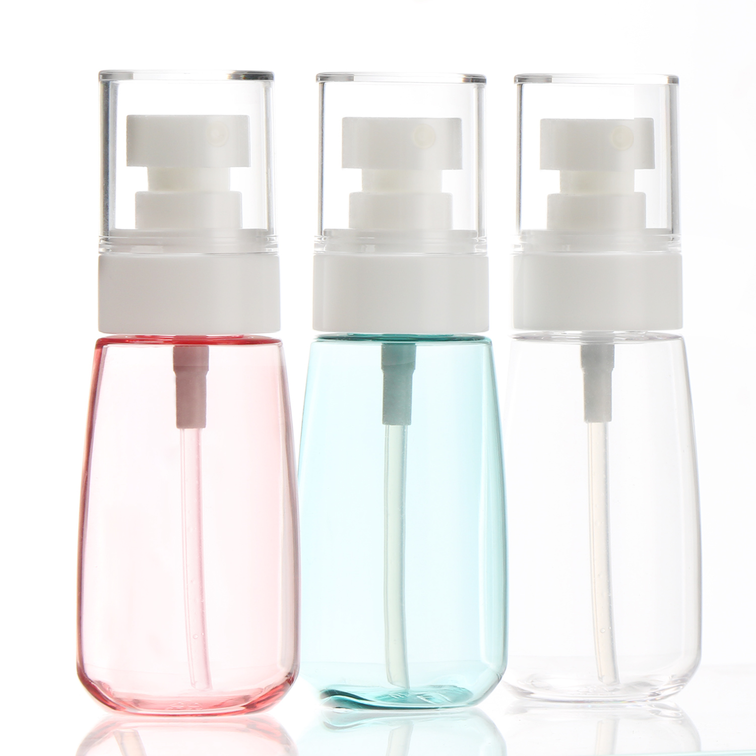 Spray Bottles, 100ml/150ml/200ml Green Empty Fine Mist Plastic Travel  Bottle Set, Small Refillable Liquid Containers 