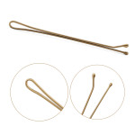 Segbeauty 70MM Narrow Bobby Hairpin Brush Styling Essentials Bobby Pins Hair Clips Tools_Blonde