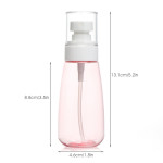 Segbeauty 3pcs 100ml/3.4oz Airless Fine Mist Spray Bottles Refillable Travel Containers For Salon Makeup