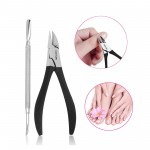 Parturi Hangnail Clipper Manicure Nail Kit Pedicure Set Nail Art Stainless Steel Nipper Cuticle Pusher