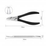 Parturi Hangnail Clipper Manicure Nail Kit Pedicure Set Nail Art Stainless Steel Nipper Cuticle Pusher