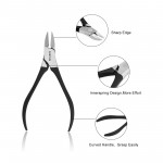 Parturi Hangnail Clipper Manicure Nail Kit Pedicure Set Nail Art Stainless Steel Nipper Cuticle Pusher