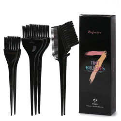 Segbeauty 7pcs Hair Color Brushes Feather Bristles on Hair Dye DIY/Professional Tint Brush Set for Bleached