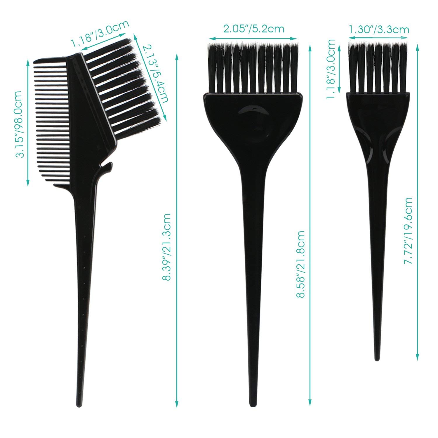 Hair Coloring Brushes Combs