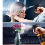 Segbeauty 2 Pack 250ml/500ml Whisky Squirt Fine Mist Water Hair Spray Bottle Retro Barber Hair Salon Water Trigger Sprayer 