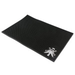 Segbeauty Salon Black Barber Station Mats For Clippers Flexible PVC Nonslip Material Barber Shop Work Salon Tools 