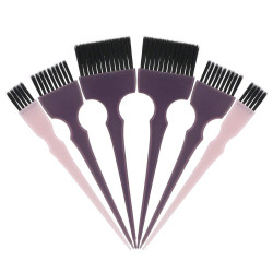 Segbeauty 6pcs Hair Dye Brush Tint Brush Set Hair Coloring Brushes Hairdressing Tinting Bleach Styling Color Set