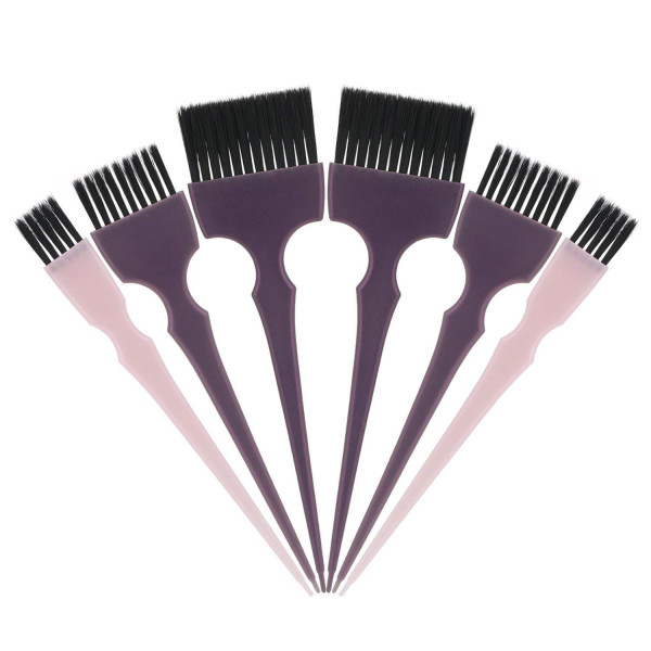 Segbeauty 6pcs Hair Dye Brush Tint Brush Set Hair Coloring Brushes Hairdressing Tinting Bleach Styling Color Set