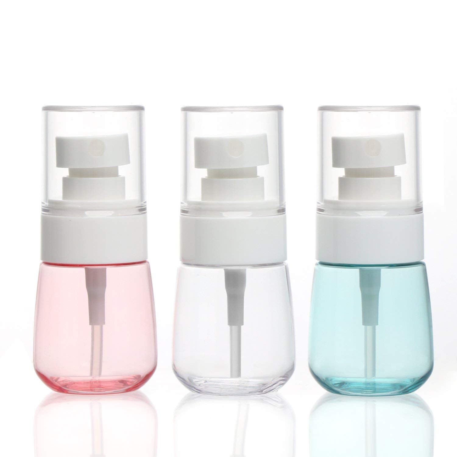 Segbeauty 3pcs 30ml/1oz Airless Fine Mist Spray Bottle Travel Containers