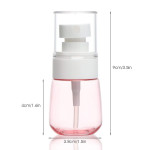 Segbeauty 3pcs 30ml/1oz Mini Airless Fine Mist Spray Bottle Empty Travel Make-up Containers