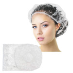 Segbeauty 100pcs/lot Disposable Shower Caps Hat Bathing Hotel Dye Spa One-Off Elastic Shower Cap Clear Salon Bathroom Caps