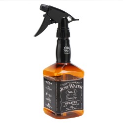 Segbeauty 2 Pack 600ml Hairdressing Whisky Squirt Spray Bottle Fine Mist Stream Adjustable Setting Refillable Sprayer