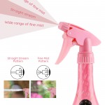 Segbeauty Adjustable Empty Spray Bottle 9.8oz/280ml Plastic Champagne Design Hairdresser Fine Mist Spray Bottle