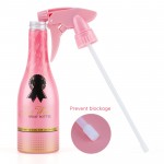 Segbeauty Adjustable Empty Spray Bottle 9.8oz/280ml Plastic Champagne Design Hairdresser Fine Mist Spray Bottle