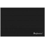 Segbeauty Black Barber Mats for Stations 11.8 x17.5 inches PVC Hair Styling Anti-slip Flexible Rubber Mat 