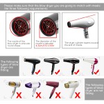 Segbeauty Upgraded Hair Dryer Diffuser for Curly Wavy Hair Salon Frizz-free Diffuser Attachment for Blower_Ivory