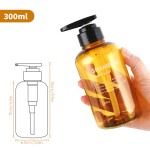 Segbeauty 3pcs 300ML Soap Dispenser Bottle Shampoo Press Type Lotion Body Soap Empty Container