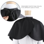 Segbeauty Salon Makeup Beauty Cloth Waterproof Barber Makeup Cape Comb Out Cape with Adjustable Hook and Loop Closure