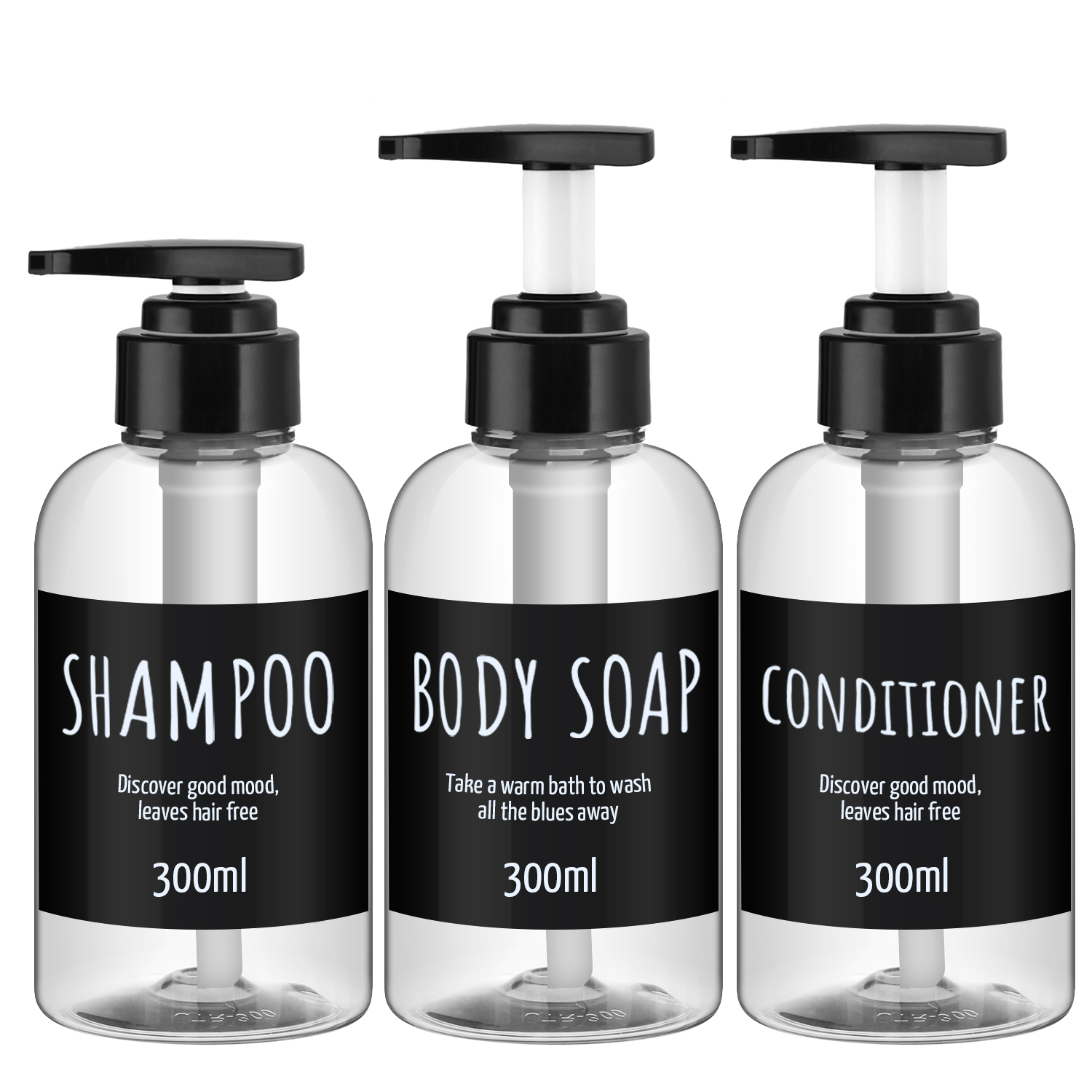 300ML Soap Dispenser Bottle Bathroom Shampoo Bottle