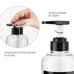 Segbeauty 3pcs/set 300ML Soap Dispenser Bottle Bathroom Shampoo Bottle Pump Press Type Lotion Container