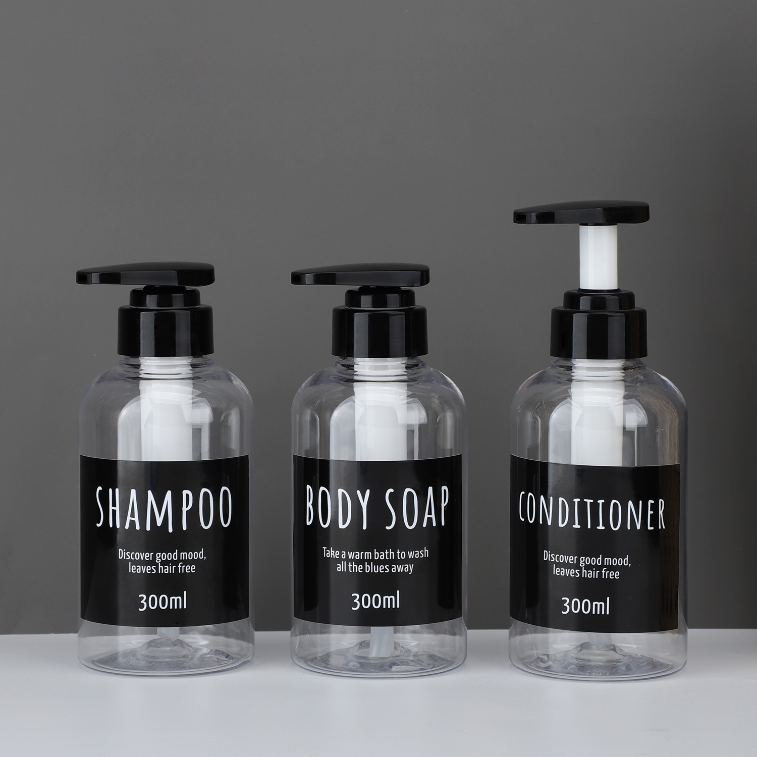 300ML Soap Dispenser Bottle Bathroom Shampoo Bottle