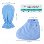 Segbeauty Blue Paraffin Wax Protection SPA Bath Gloves and Booties Therapy Warmer Heater Care Treatment