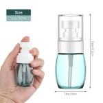 Segbeauty 3pcs 1oz/2oz/3.4oz Spray Bottles TSA-approved Travel Size Fine Mist Plastic Sprayer Bottle