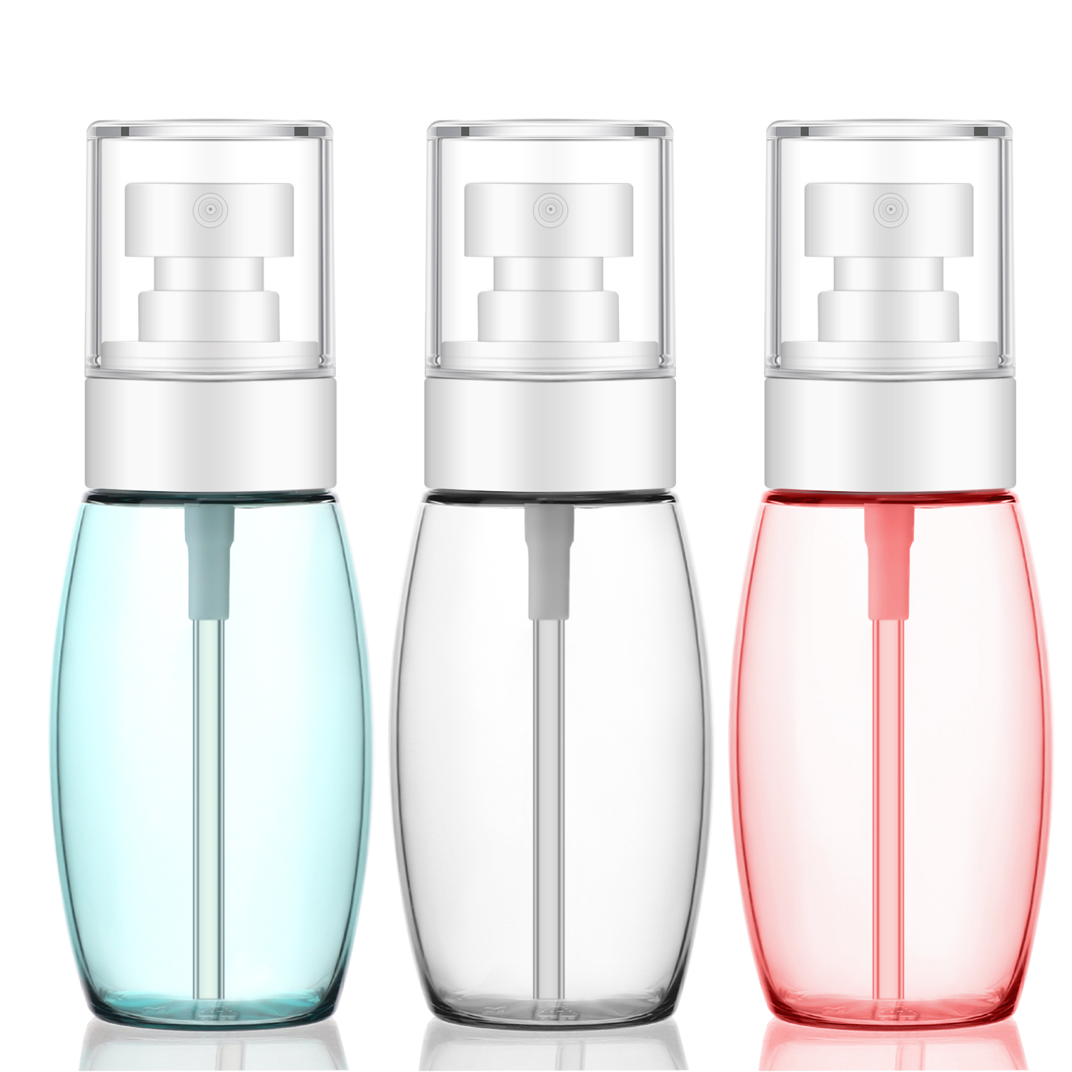 Segbeauty 3pcs 30ml/1oz Airless Fine Mist Spray Bottle Travel