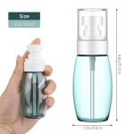 Segbeauty 3pcs 1oz/2oz/3.4oz Spray Bottles TSA-approved Travel Size Fine Mist Plastic Sprayer Bottle