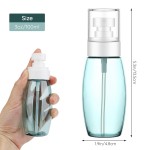 Segbeauty 3pcs 1oz/2oz/3.4oz Spray Bottles TSA-approved Travel Size Fine Mist Plastic Sprayer Bottle