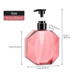 Segbeauty 2pcs 10.1oz/300ml Empty Shampoo Bottle Pump Dispenser Plastic Soap Dispenser Body Conditioner Bottle