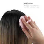 Segbeauty 4pcs Shampoo Brush Scalp Massage Brush Adult Soft Glue Bathroom Shower Head Body Massager