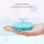 Segbeauty 4pcs Shampoo Brush Scalp Massage Brush Adult Soft Glue Bathroom Shower Head Body Massager