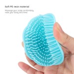 Segbeauty 4pcs Shampoo Brush Scalp Massage Brush Adult Soft Glue Bathroom Shower Head Body Massager