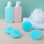 Segbeauty 4pcs Shampoo Brush Scalp Massage Brush Adult Soft Glue Bathroom Shower Head Body Massager