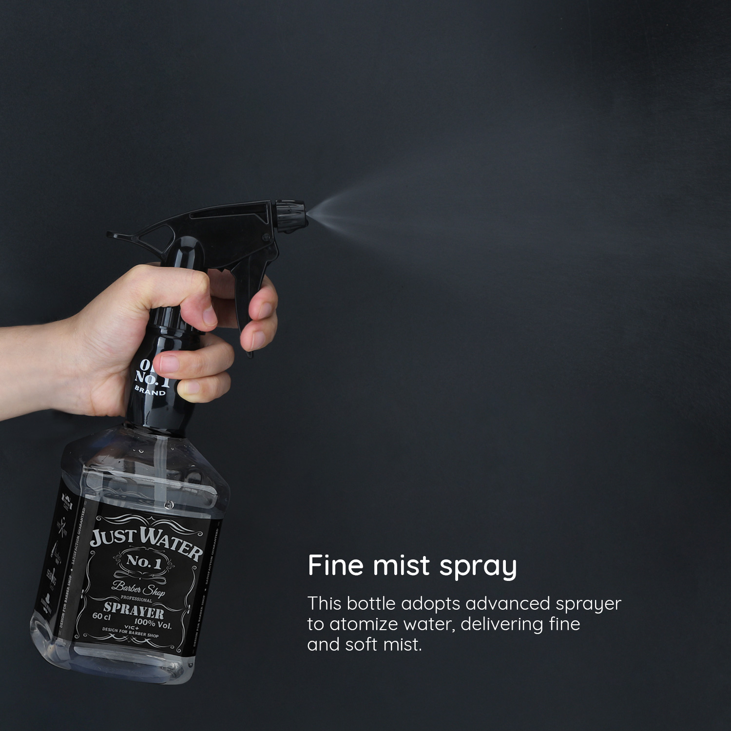 2 Pack 600ml Whisky Squirt Spray Bottle
