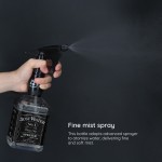 Segbeauty 2 Pack 600ml Hairdressing Whisky Squirt Spray Bottle Fine Mist Stream Adjustable Setting Refillable Sprayer