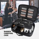 Segbeauty Barber Clipper Bag Hair Styling Canvas Travel Tool Case Hair Cutting Thinning Grooming Storage Organizer