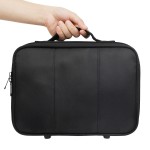 Segbeauty Barber Clipper Bag Hair Styling Canvas Travel Tool Case Hair Cutting Thinning Grooming Storage Organizer