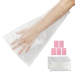 Segbeauty 200 Counts Paraffin Therapy Wax Bags Plastic Paraffin Liners Socks and Gloves Paraffin Bath Mitts