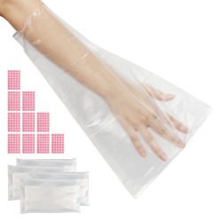 Segbeauty 400 Counts Paraffin Wax Bags for Hands and Feet Plastic Paraffin Wax Liners Therapy Wax Refill Socks and Gloves