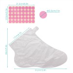 Segbeauty 400pcs Thinner Paraffin Wax Therabath Liners Foot Spa Paraffin Bags Plastic Mitts Socks Hot Wax Therapy Treatment