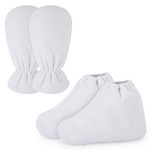 Segbeauty Larger Paraffin Wax Gloves Liners Heated SPA Mittens Foot Liners for Wax Therapy Thermal Treatment